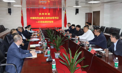 中國(guó)有色金屬工業(yè)協(xié)會(huì)黨委副書記范順科一行蒞臨明泰鋁業(yè)調(diào)研